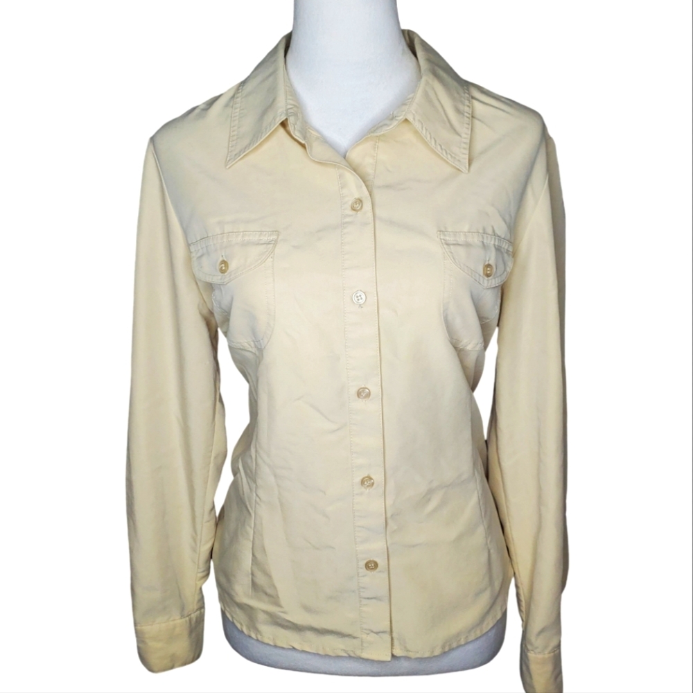 Joanna Button Down Super Soft Tailored Top